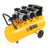 Компрессор безмасляный, малошумный  DLS 2250/100, 2250 Вт, 3x750, 100 л, 410 л/мин блок управления/ Denzel 58029 купить в Новом Уренгое