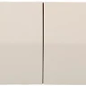 Выключатель СВЕТОЗАР "ЭФФЕКТ" двухклавишный, без вставки и рамки, цвет бежевый, 10A/~250B SV-54434-B купить в Новом Уренгое