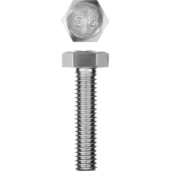 Болт ГОСТ 7798-70, M6 x 25 мм, 7 шт, кл. пр. 5.8, оцинкованный, ЗУБР 303086-06-025 купить в Новом Уренгое