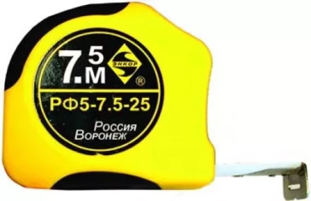 Рулетка 7,5м Велюр c 2-мя фиксаторами Энкор 10103 купить в Новом Уренгое