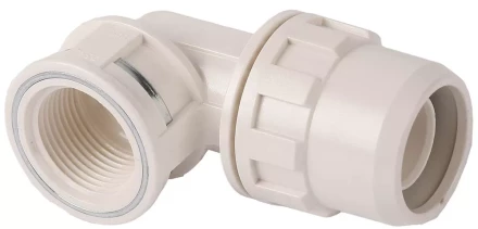 Муфта ЗУБР &quot;ШиреФит&quot; соединительная угловая 90°, &quot;штуцер с гайкой - внутренняя резьба&quot;, 32мм-1&quot; 51466-32-1 купить в Новом Уренгое