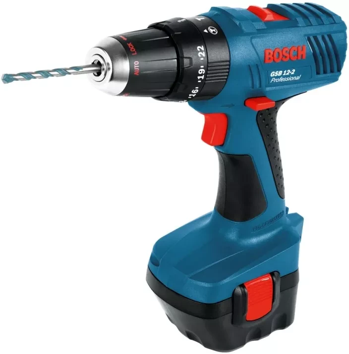 Дрель-шуруповерт аккумуляторная Bosch GSB 12-2 в кейсе (0.601.9А7.500) купить в Новом Уренгое