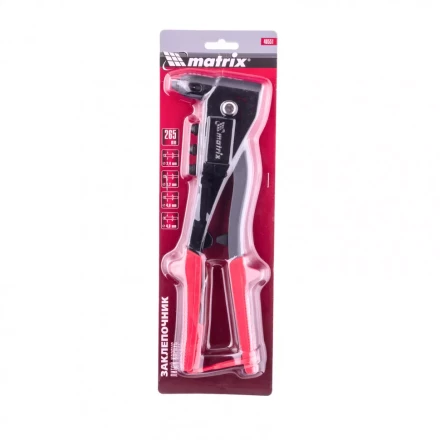 Заклепочник литой 260 мм заклепки 2,4-3,2-4,0-4,8 мм Matrix 40551 купить в Новом Уренгое