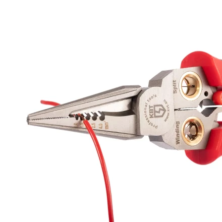 Мультитул-длинногубцы КВТ MT-03т (7 в 1) с функцией снятия изоляции, резки и детектором напряжения (102402) купить в Новом Уренгое