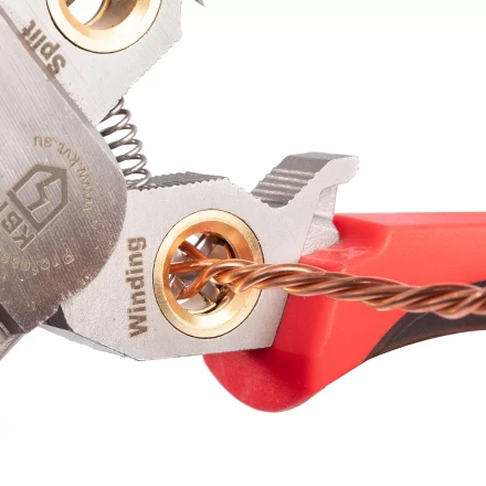 Мультитул-длинногубцы КВТ MT-03т (7 в 1) с функцией снятия изоляции, резки и детектором напряжения (102402) купить в Новом Уренгое