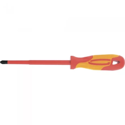 Отвертка диэлектрическая PH0*75мм CrMo до 1000В двухкомпонентная рукоятка Gross 12946 купить в Новом Уренгое