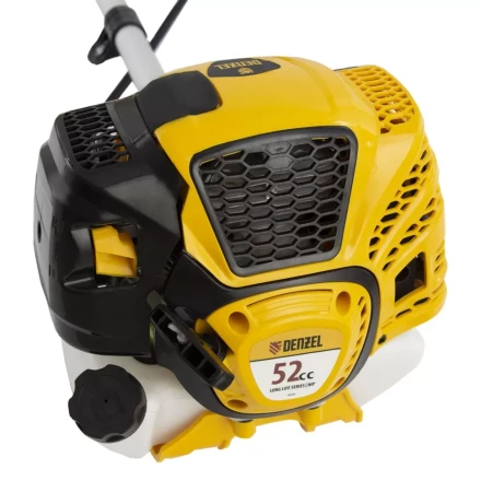 Триммер бензиновый DTL-52, 52 см3, неразъемная штанга, состоит из 2 частей Denzel 96265 купить в Новом Уренгое