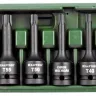 Торцовые головки KRAFTOOL "INDUSTRIE QUALITAT" ударные в наборе, (1/2"), Cr-Mo, фосфат., TORX, T27-T70, 8 шт. 27952-H8 купить в Новом Уренгое