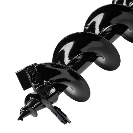 Шнек для грунта ER-100, диаметр 100 мм, длина 800 мм,соединение 20 мм, съемный нож Denzel 56006 купить в Новом Уренгое