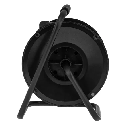 Удлинитель силовой на кабельной катушке, ПВС, 50 м, 4 розетки с крышкой, IP44, 16А, УХз16, Россия Сибртех 96048 купить в Новом Уренгое