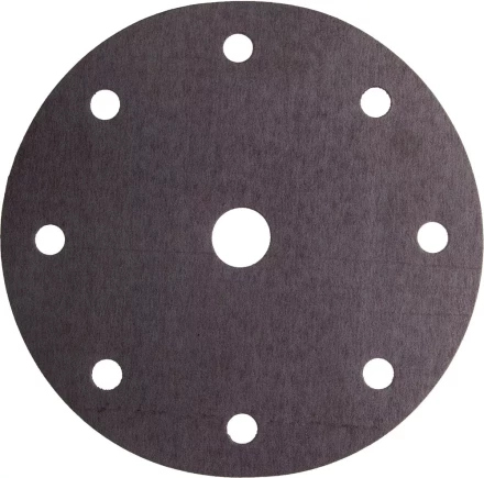 Круг шлифовальный URAGAN &quot;Универсальный водостойкий с покрытием стеарата цинка&quot; на липучке, 9 отв., P320, 150мм, 50шт 907-44114-320-50 купить в Новом Уренгое