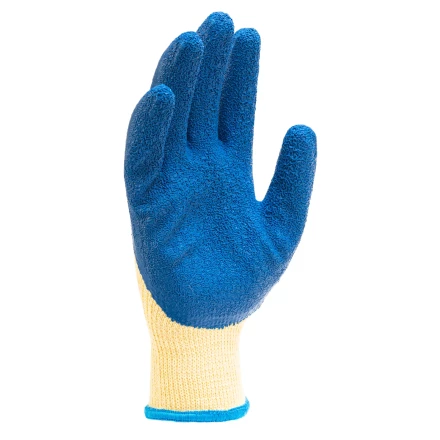 Перчатки трикотажные, полиэфирные, латексное рельефное покрытие, размер 8// Сибртех 677515 купить в Новом Уренгое