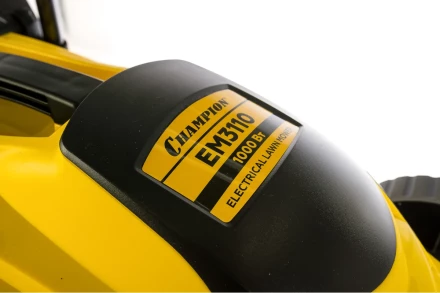 Газонокосилка электро CHAMPION EM3313 (1300Вт пласт.+ткань травосб. 35л ширина 330мм 25-65мм, 8,8кг купить в Новом Уренгое