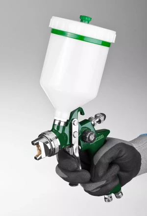 Краскопульт пневматический KRAFTOOL AirKraft, HVLP, c верхним бачком, 1,4мм 06522-1.4 купить в Новом Уренгое