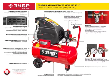 Компрессор воздушный ЗКПМ-220-50-1.5 серия МАСТЕР купить в Новом Уренгое