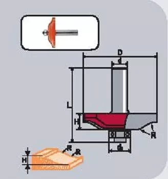 Фреза панельная с подшипником Кратон (1 09 06 002) 1 09 06 002 купить в Новом Уренгое