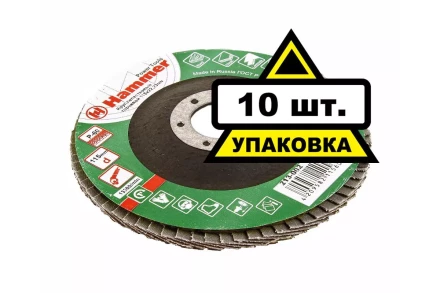 Круг Лепестковый Торцевой (КЛТ) HAMMER КЛТ 1 Ф115х22 Р60 213-002 купить в Новом Уренгое
