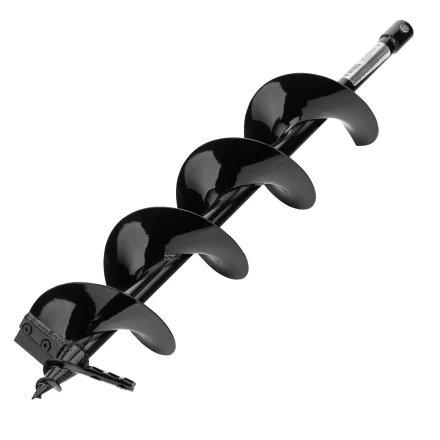 Шнек для грунта ER-150, диаметр 150 мм, длина 800 мм,соединение 20 мм, съемный нож Denzel 56007 купить в Новом Уренгое