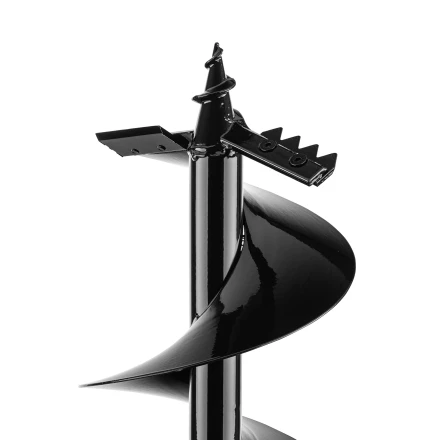 Шнек для грунта ER-150, диаметр 150 мм, длина 800 мм,соединение 20 мм, съемный нож Denzel 56007 купить в Новом Уренгое