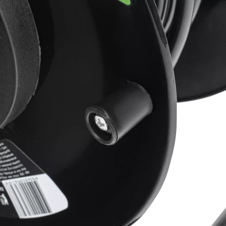 Удлинитель силовой 30 м, 16А, тип УХз16, ПВС 3 x 2.5 мм, на стальной катушке, 4 розетки Сибртех 95873 купить в Новом Уренгое