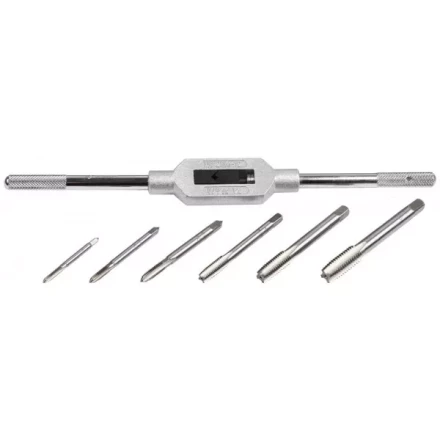 Набор ЗУБР &quot;МАСТЕР&quot; с металлореж. инструментом, метчики однопроходные М4-М12, метчикодержатель - на карточке, 7предметов 28126-H7 купить в Новом Уренгое