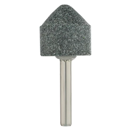 Шарошка абразивная, конус, для дрели, 25 x 25 мм, хвостовик d6 мм, 63С Denzel 76021 купить в Новом Уренгое