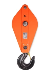 Блок монтажный однорольный с крюком TOR H K1 2т с откидной щекой (G) 1003567