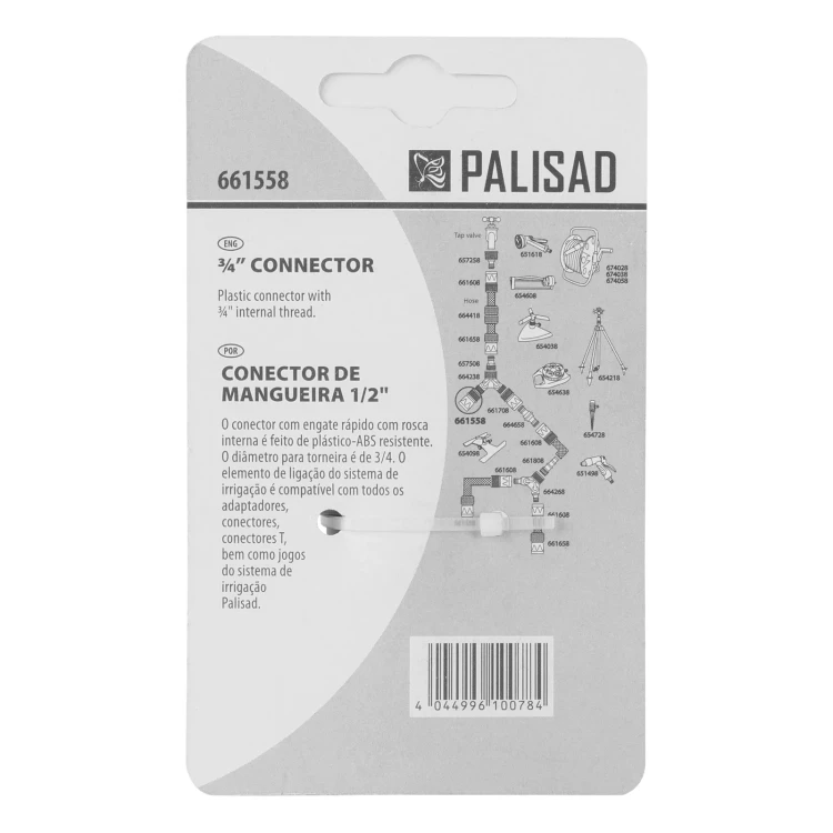 Соединитель пластмассовый быстросъемный, внутренняя резьба 3/4" Palisad 661558 купить в Новом Уренгое