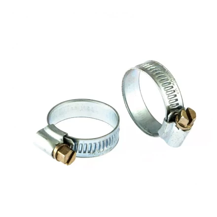 Хомуты металлические червячные 19-29 мм ширина 12 мм английский тип W1 2 шт Сибртех 47667 купить в Новом Уренгое