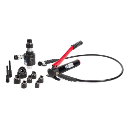 Пресс гидравлический помповый КВТ ПГПО-115 для пробивки отверстий в стальных листах (88211) купить в Новом Уренгое