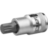 Торцовая бита-головка KRAFTOOL "INDUSTRIE QUALITAT", материал S2, SPLINE, сатинированная, 1/2", M14 27911-14_z01 купить в Новом Уренгое