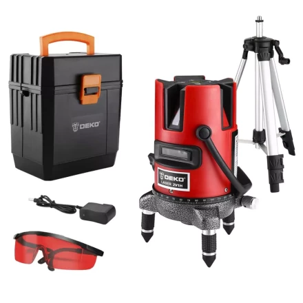 Уровень лазерный DEKO DKLL03RB SET 4, 065-0290 купить в Новом Уренгое