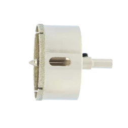 Сверло по керамической плитке и стеклу Сибртех, 55 х 55 мм, шестигранный хвостовик, с центрующим сверлом 72723