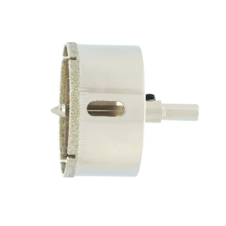 Сверло по керамической плитке и стеклу Сибртех, 55 х 55 мм, шестигранный хвостовик, с центрующим сверлом 72723 купить в Новом Уренгое