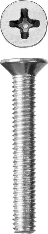 Винт DIN 965, M6 x 50 мм, 5 шт, кл. пр. 4.8, оцинкованный, ЗУБР 303116-06-050 купить в Новом Уренгое