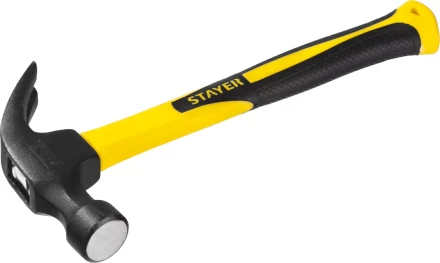 Молоток-гвоздодер &quot;Fiberglass&quot; с фиберглассовой рукояткой, 560 г, STAYER Professional 2026-560_z01 купить в Новом Уренгое