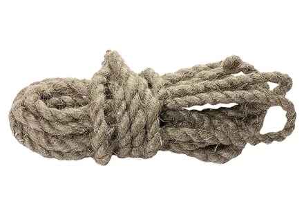 Веревка льнопеньковая D 12 мм L 10 м крученая Россия 94012 купить в Новом Уренгое