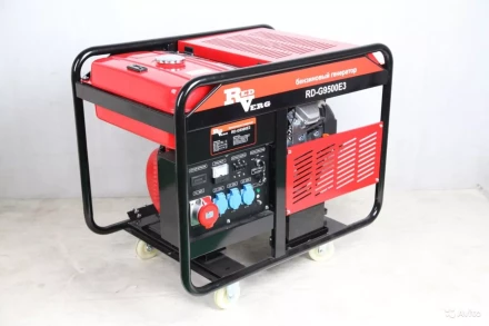 Генератор бензиновый RedVerg RD-G9500E3 на колесах купить в Новом Уренгое