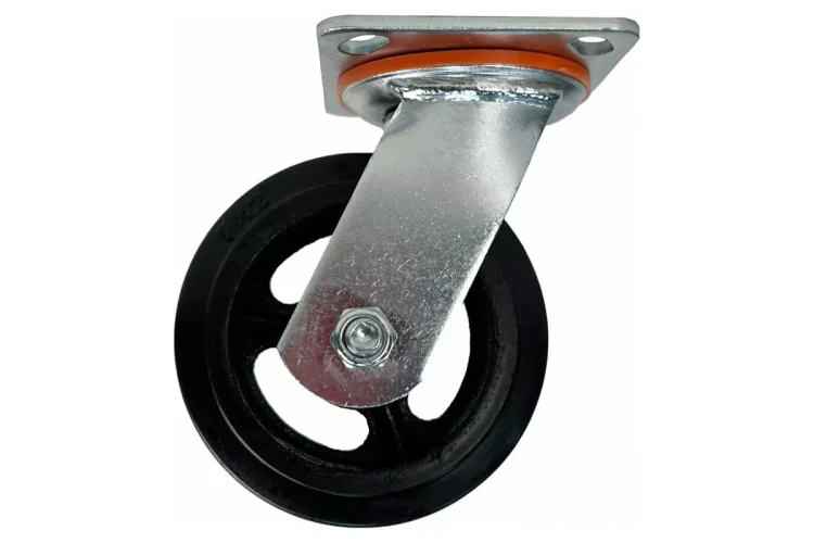 Аппаратное поворотное колесо большегрузное HITCH 152*50 резина черная SCd63 (SZ084997) купить в Новом Уренгое