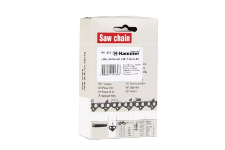 Цепь пильная HAMMER 3/8&#039;&#039;-1,6мм-60 купить в Новом Уренгое