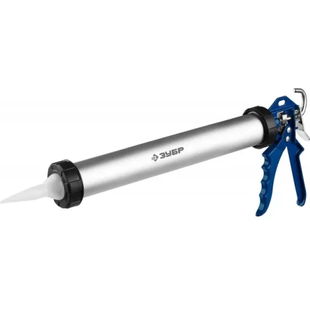 Пистолет для герметика ЗУБР &quot;ПРОФЕССИОНАЛ&quot;, закрытый, алюминиевый корпус, 600мл 06633-60 купить в Новом Уренгое