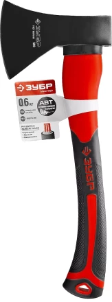 Топор ЗУБР &quot;МАСТЕР&quot; кованый с двухкомпонентной стеклопластиковой рукояткой, 0,6кг 2061-06 купить в Новом Уренгое