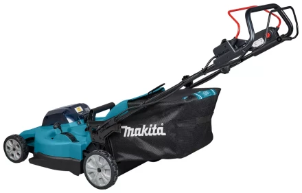 Аккумуляторная газонокосилка самоходная 53см, 2х18V Makita DLM539CT2 (2*5 Ач, ЗУ) купить в Новом Уренгое