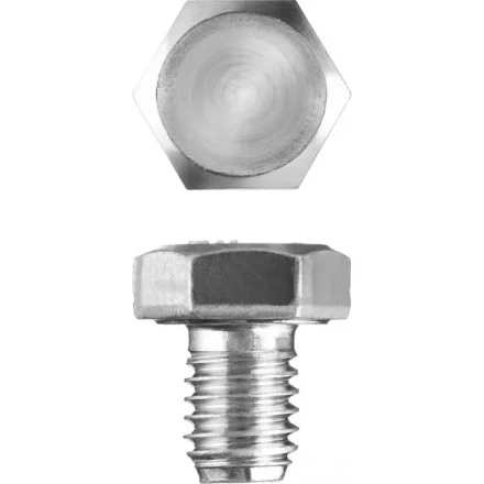 Болт ЗУБР &quot;МАСТЕР&quot; с шестигранной головкой, ГОСТ 7798-70, класс прочности 5.8, оцинкованный, M8x10мм, 5кг 303080-08-010 купить в Новом Уренгое