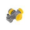 Соединитель для крана с внутренней резьбой 1/2" - 3/4" с переключателем и шарниром PALISAD LUXE 66253 купить в Новом Уренгое
