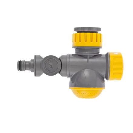 Соединитель для крана с внутренней резьбой 1/2&quot; - 3/4&quot; с переключателем и шарниром PALISAD LUXE 66253 купить в Новом Уренгое