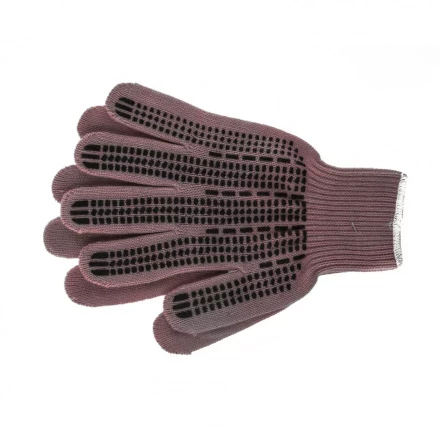 Перчатки трикотажные акрил ПВХ гель &quot;Протектор&quot; коралл оверлок Россия Сибртех 68668 купить в Новом Уренгое