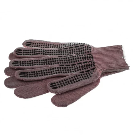 Перчатки трикотажные акрил ПВХ гель &quot;Протектор&quot; коралл оверлок Россия Сибртех 68668 купить в Новом Уренгое