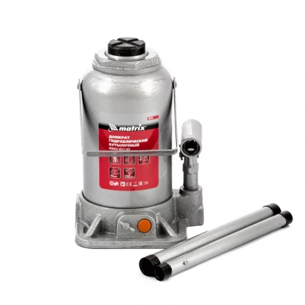 Домкрат гидравлический бутылочный 20 т h подъема 244-449 мм Matrix 50778 купить в Новом Уренгое