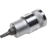 Торцовая бита-головка KRAFTOOL "INDUSTRIE QUALITAT", материал S2, TORX, сатинированная, 1/2", Т20 27905-20_z01 купить в Новом Уренгое